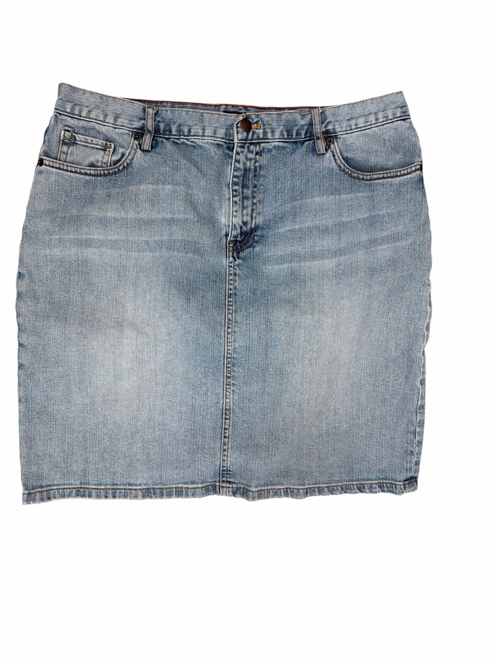 Vintage J. Crew 2006 Denim Mini Skirt - Size 14
